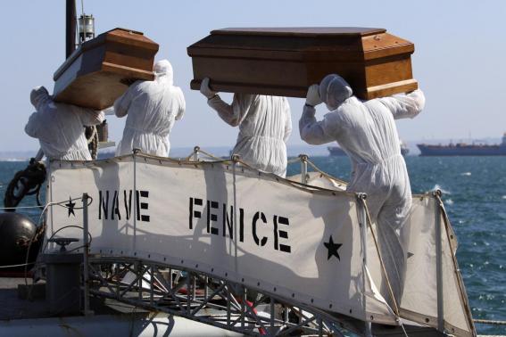 Dead Refugees. Photo from Reuters