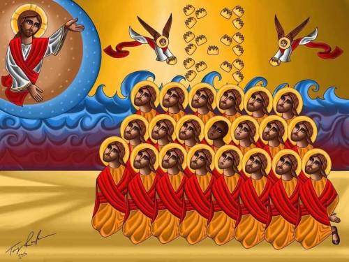 martyrs coptic isis