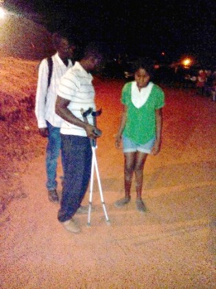 walking for the first time