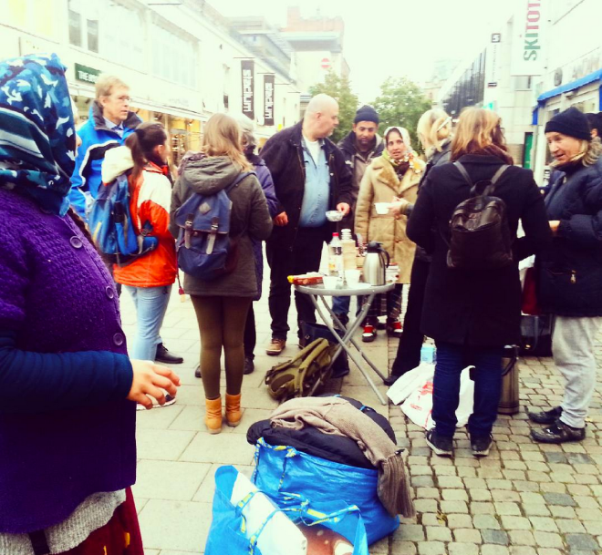 Church Outreach at a Come In, Go Out-meeting